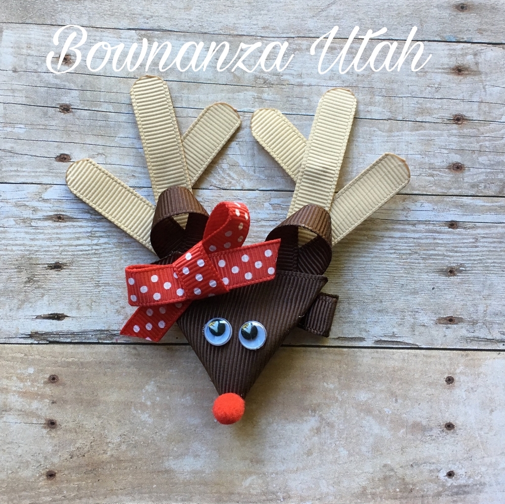 Reindeer hair clips